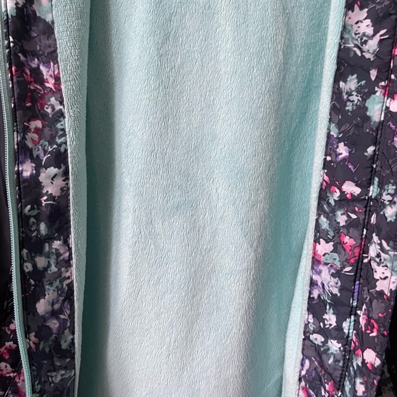 Stoic Girls’ Floral Printed Faux “Fur” Lined Raincoat - Picture 6 of 10